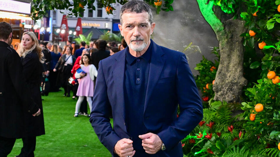 Antonio Banderas alla prima mondiale di Paddington in Peru a Leicester Square il 3 novembre 2024