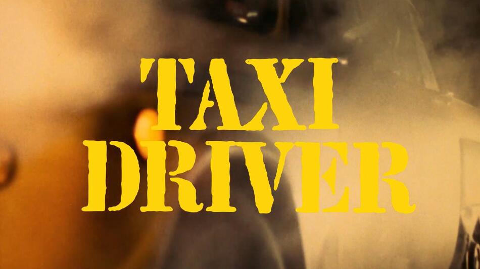 Taxi Driver di Martin Scorsese, poster orizzontale