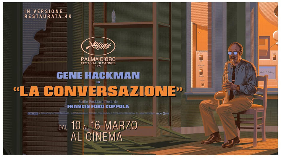 La Conversazione di Francis Ford Coppola - Poster orizzontale 2025