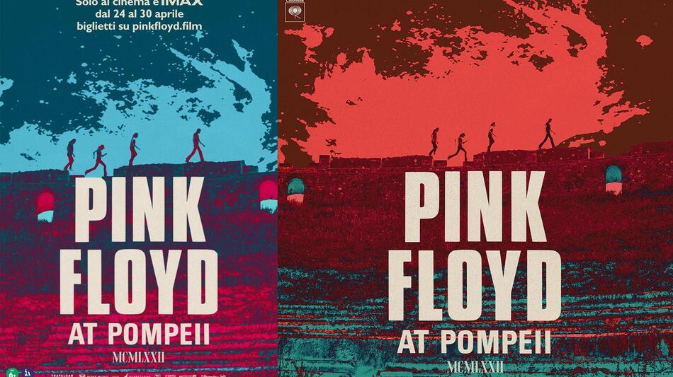 Pink Floyd At Pompeii - MCMLXXII - locandine film e album