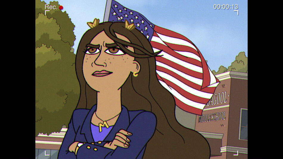 Alia Shawkat (Mona) in #1 Happy Family USA - First Look