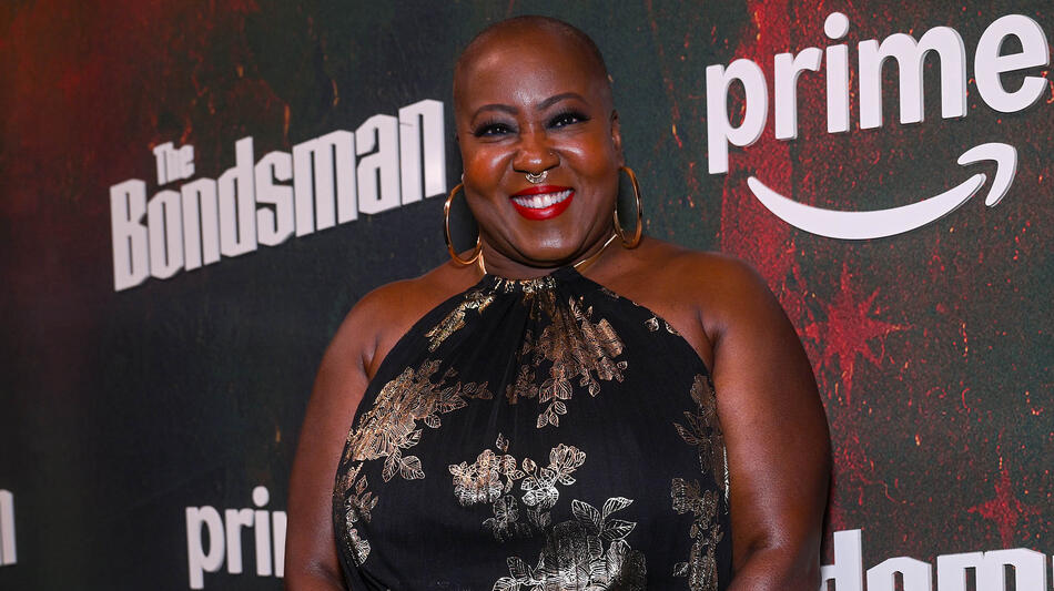 Denitra Isler alla première di The Bondsman NY il 31 marzo 2025 a New York City