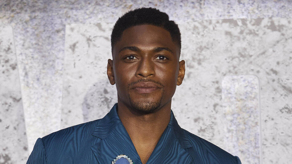 Justin Cornwell partecipa alla première mondiale di Havoc di Netflix al BFI IMAX il 15 aprile 2025 a Londra, Inghilterra