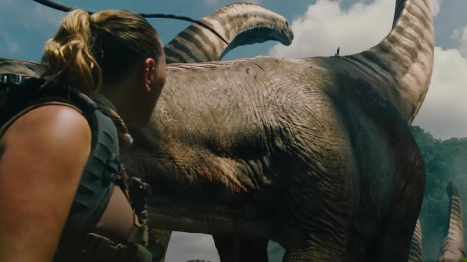 Jurassic World La rinascita, scena da secondo Trailer