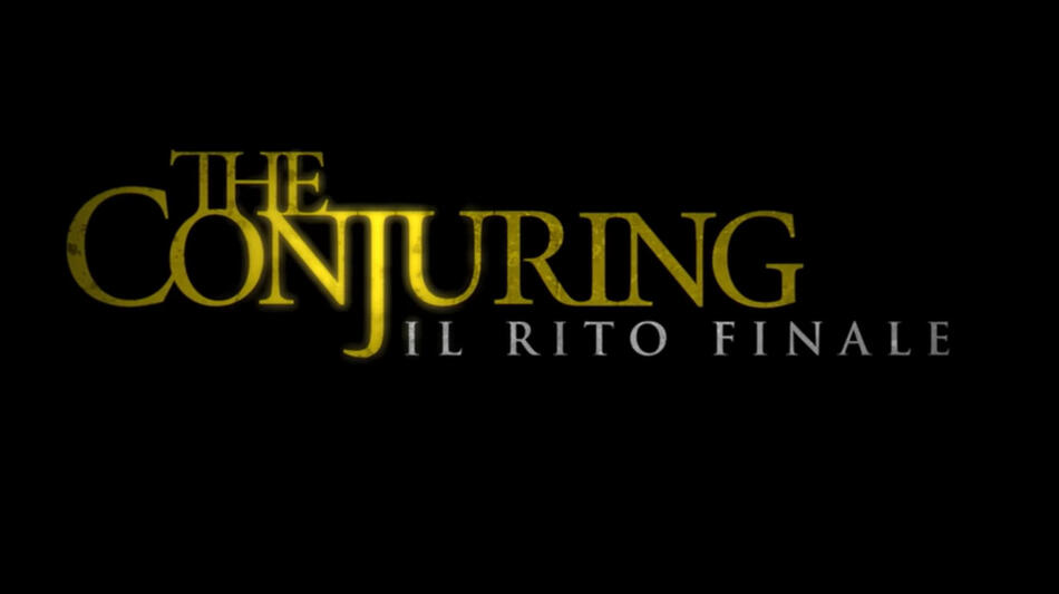 The Conjuring - Il rito finale - Poster logo