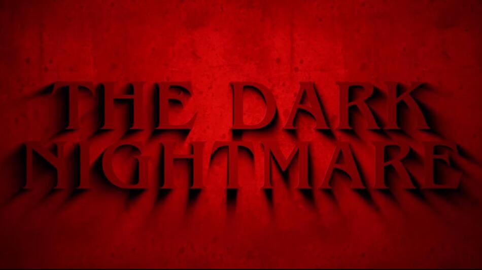 The Dark Nightmare di Kjersti Helen Rasmussen, poster logo orizzontale da trailer