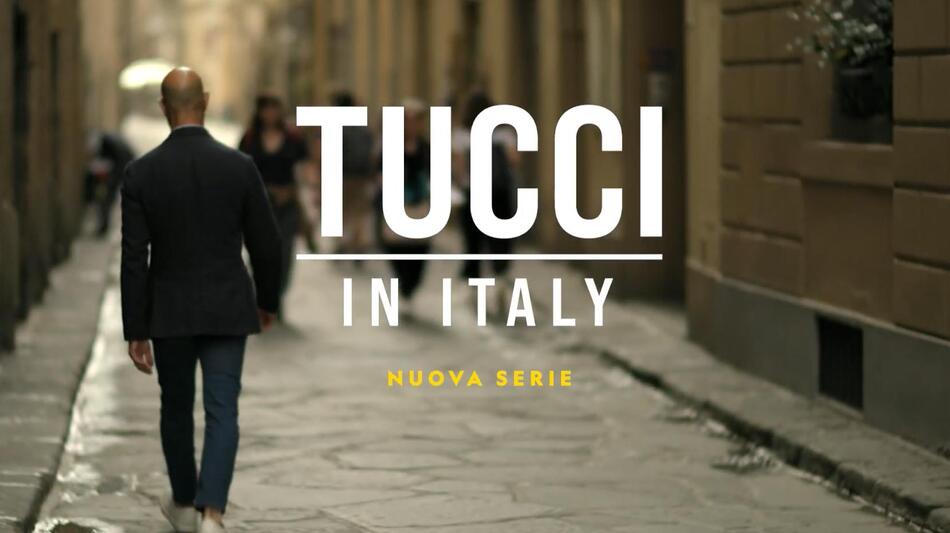 Tucci in Italy - Poster orizzontale da trailer