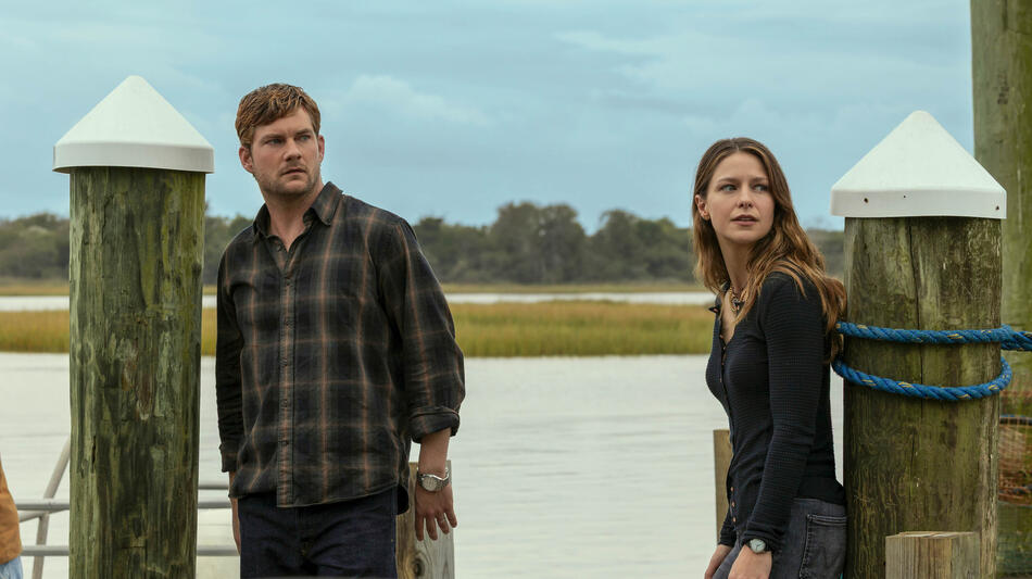 (S-D) Jake Weary come Cane Buckley, Melissa Benoist come Bree Buckley in The Waterfront 1x05