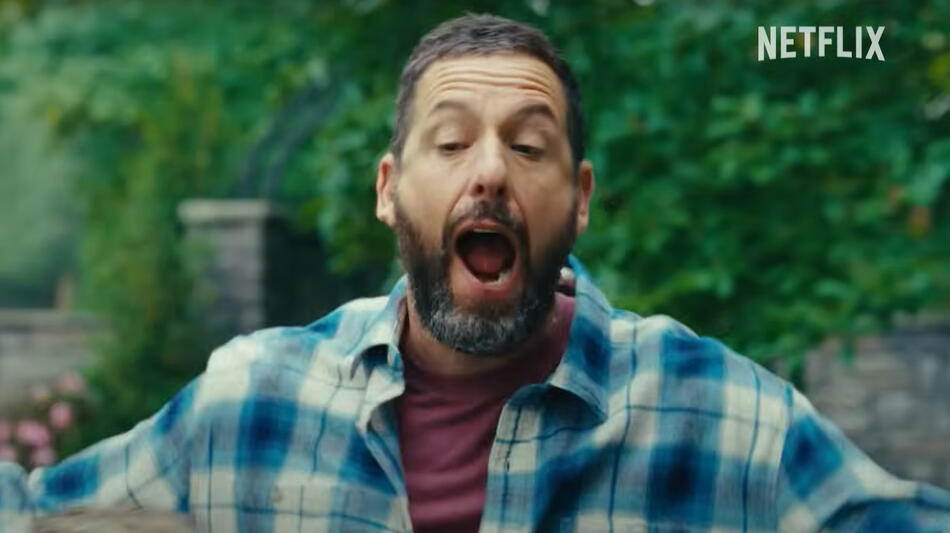 Adam Sandler in Un tipo imprevedibile 2, scena da Trailer
