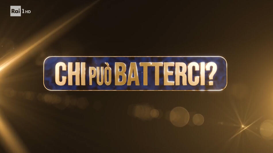 Chi può batterci? Poster logo orizzontale 2025