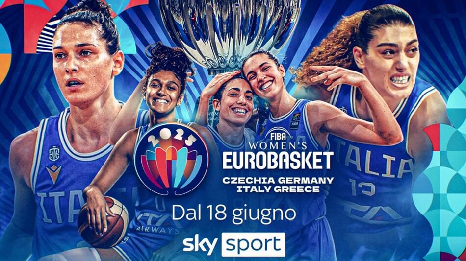FIBA Women's Eurobasket 2025 su Sky e NOW