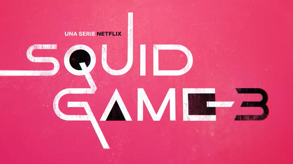 Squid Game 3 - Poster logo orizzontale