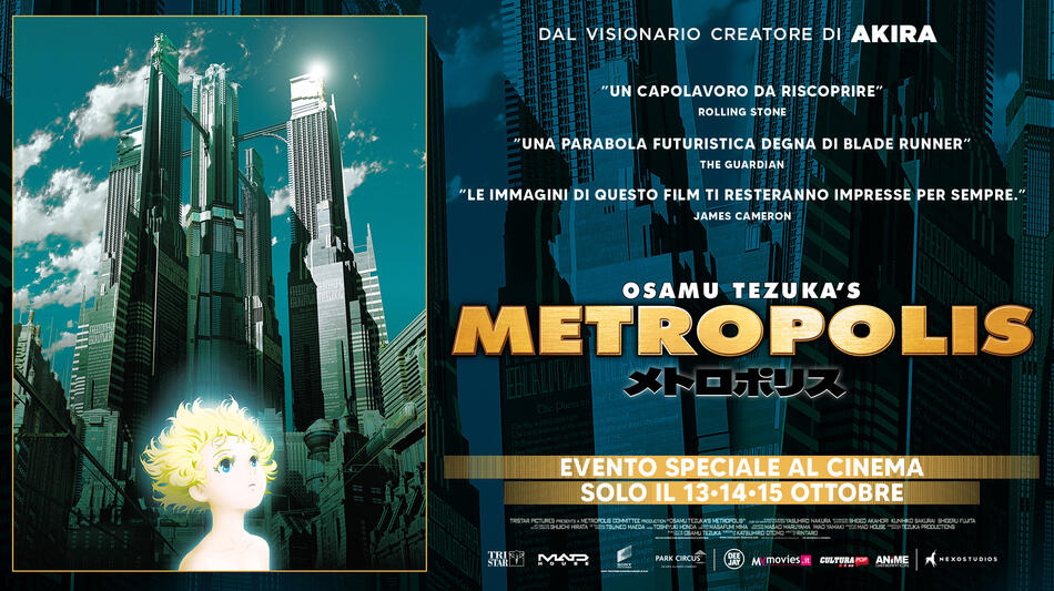 Metropolis di Rintarô - Poster orizzontale