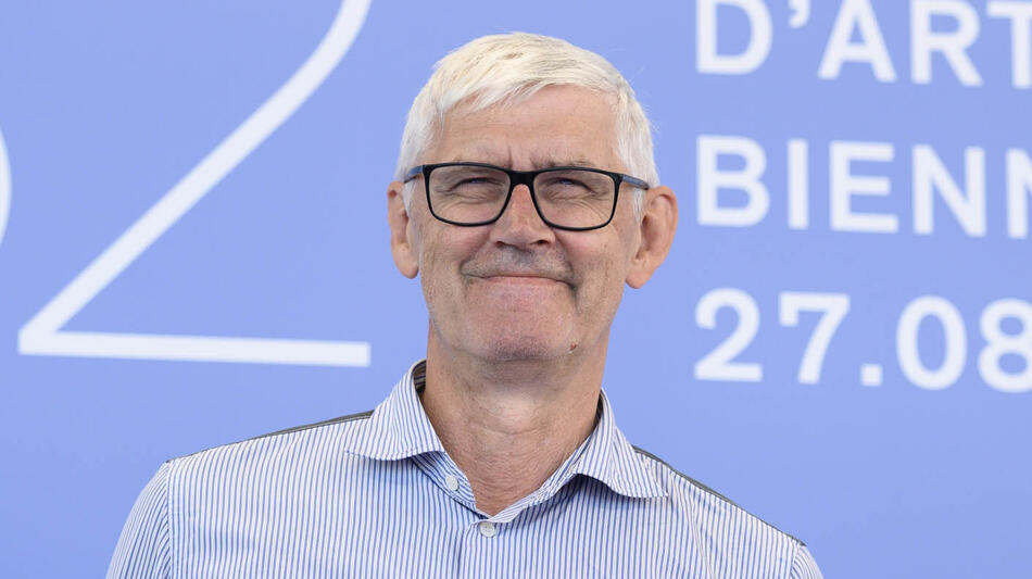 L'attore Claus Philipp al photocall del film The Souffleur di Gaston Solnicki alla 82a Mostra del Cinema di Venezia, domenica 31 agosto 2025