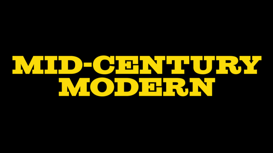 Mid-Century Modern - Poster logo