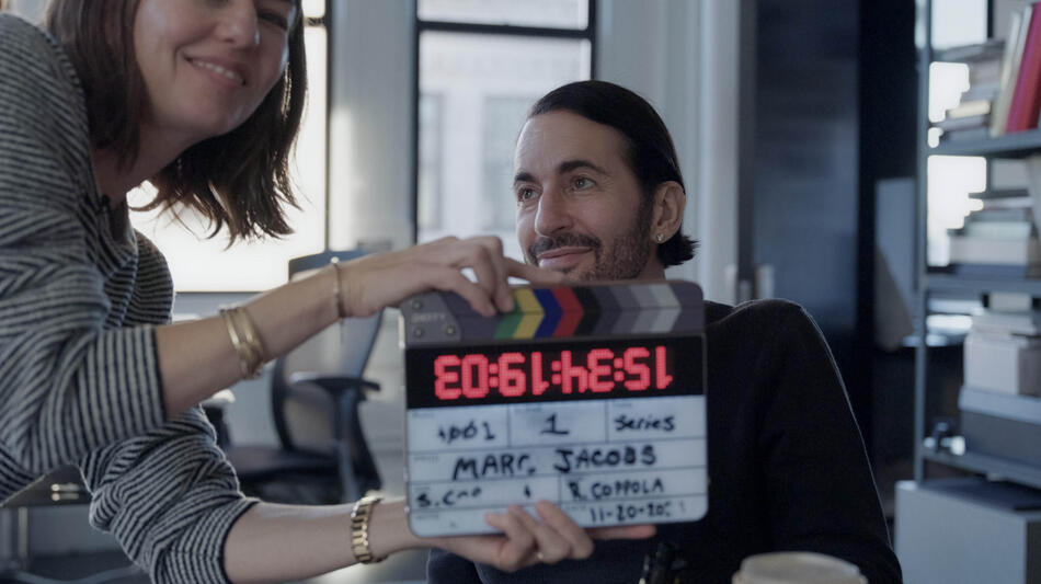 Sofia Coppola e Marc Jacobs sul set di Marc by Sofia