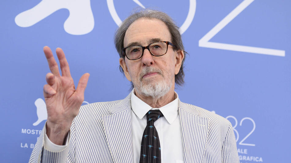 Il regista Ross McElwee al photocall del suo film Remake alla 82a Mostra del Cinema di Venezia, mercoledì 3 settembre 2025