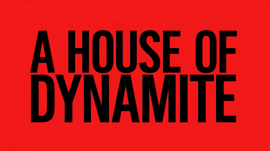 A House of Dynamite, Poster logo orizzontale