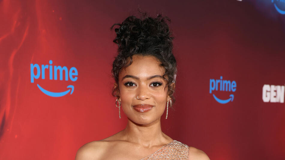 Jaz Sinclair partecipa alla première e all'after-party della seconda stagione di Gen V al Silver Screen Theater presso il Pacific Design Center il 10 settembre 2025 a West Hollywood, California.