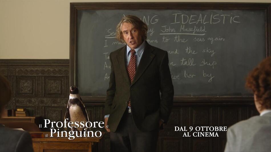 Il Professore e il Pinguino di Peter Cattaneo, scena da trailer
