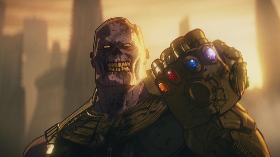 Zombie Thanos in Marvel Zombies