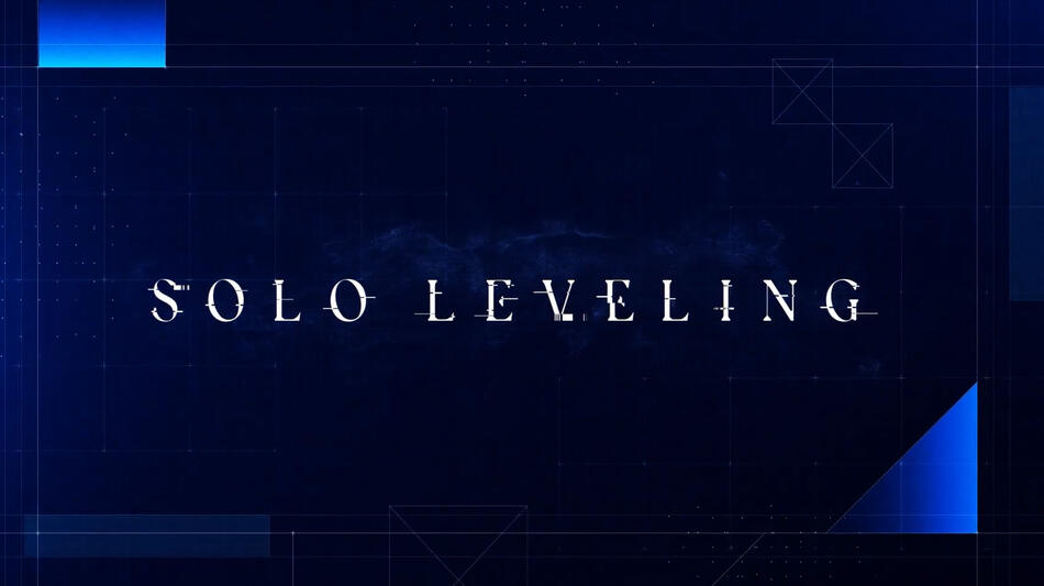 Solo Leveling, poster logo da trailer