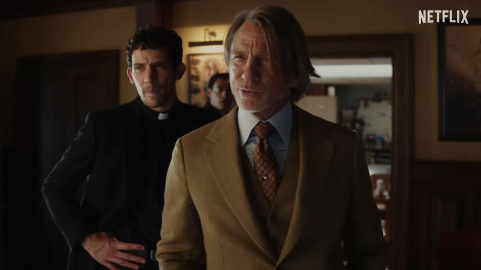 Wake Up Dead Man - Knives Out, scena da trailer