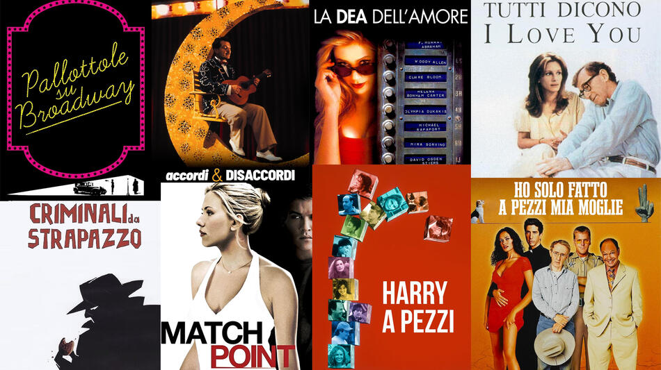 Woody Allen, selezione 6 film - locandine