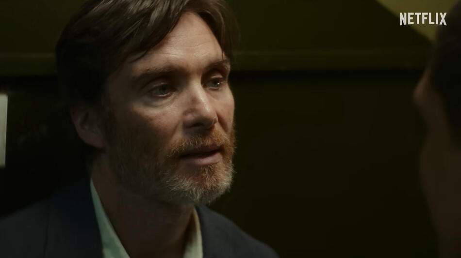 Steve con Cillian Murphy, scena da Trailer