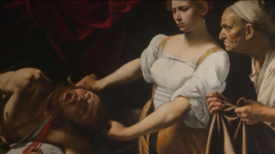 Caravaggio a Roma. Il Viaggio del Giubileo, scena da Clip 3