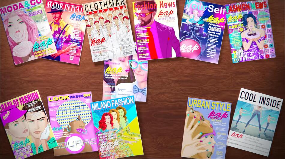 PAPmusic - Animation for Fashion, scena da Trailer