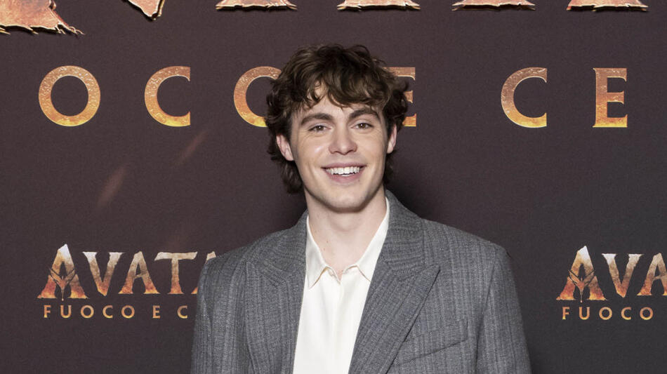 Jack Champion al Cinema Arcadia in occasione dell'anteprima italiana di Avatar: Fuoco e Cenere