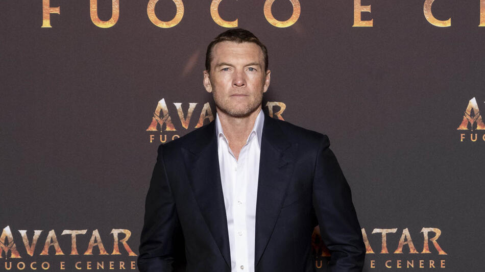 Sam Worthington al Cinema Arcadia in occasione dell'anteprima italiana di Avatar: Fuoco e Cenere
