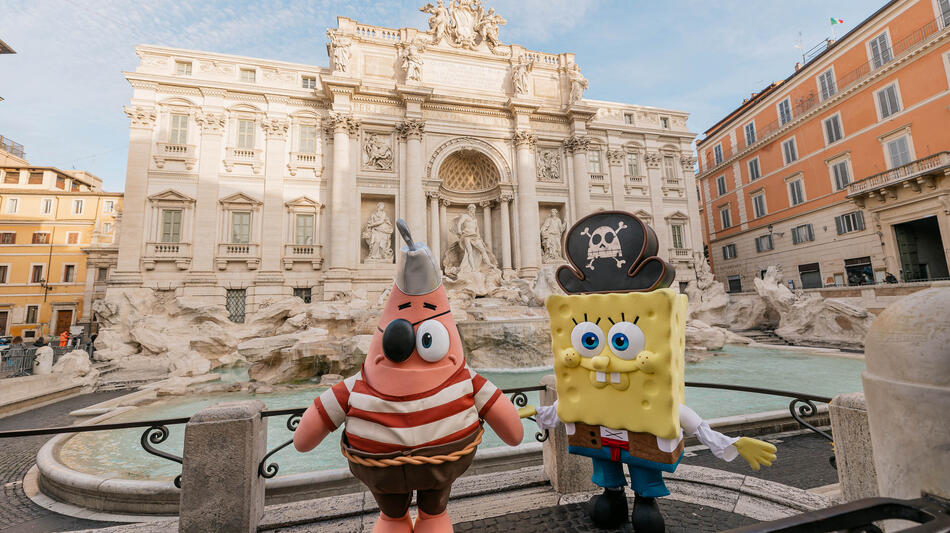 SpongeBob: Un'Avventura da Pirati - SpongeBob e Patrick a Roma