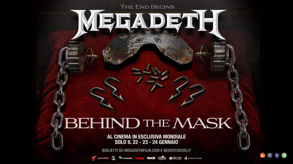 Megadeth Behind the Mask - Poster orizzontale