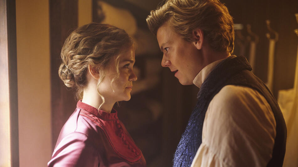 Lady Belle Fox (Maia Mitchell) e Jack Dawkins (Thomas Brodie-Sangster) in The Artful Dodger 2x05