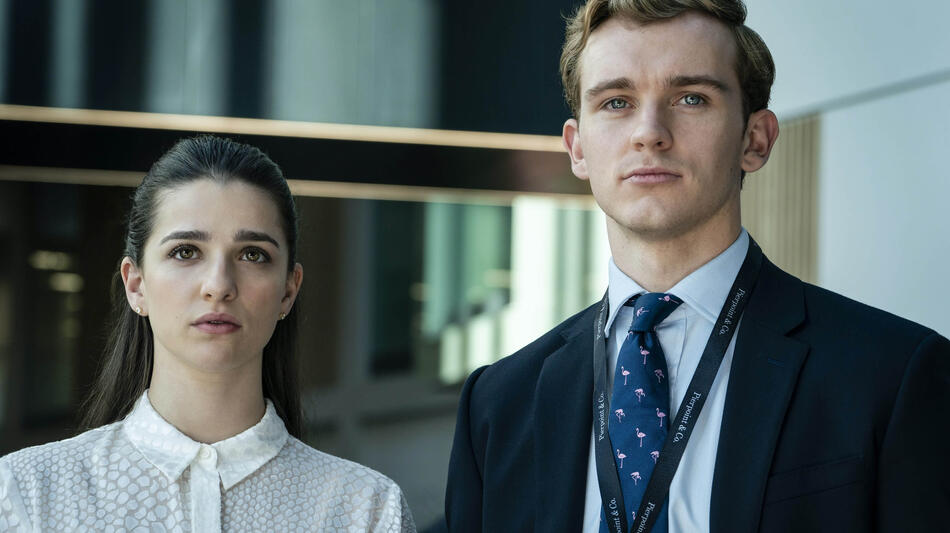 Marisa Abela, Harry Lawtey in Industry 1x04