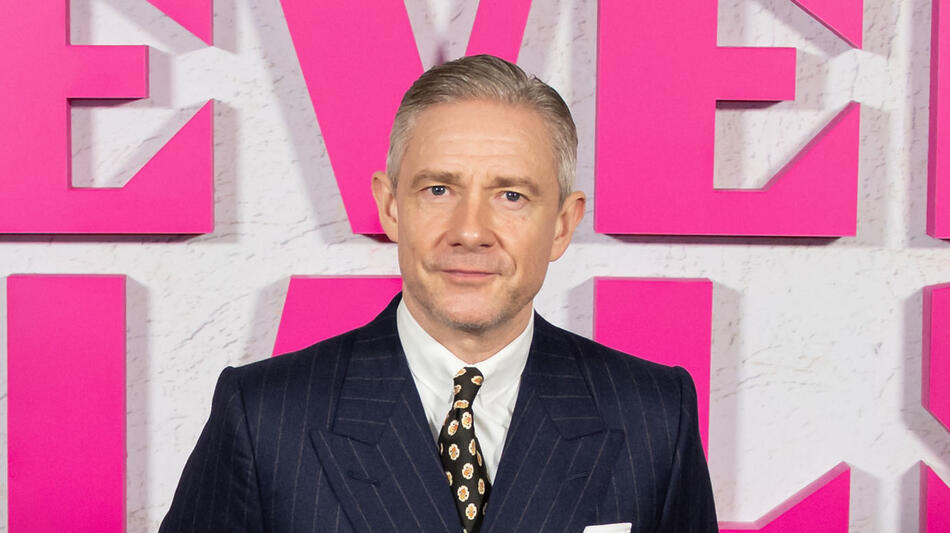 Martin Freeman partecipa alla première britannica di 'Agatha Christie's Seven Dials' di Netflix al May Fair Hotel il 13 gennaio 2026 a Londra, Inghilterra