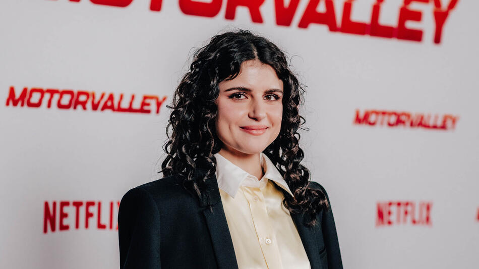 Il cast di Motorvalley al photocall in Roma, il 2 Febbraio 2026