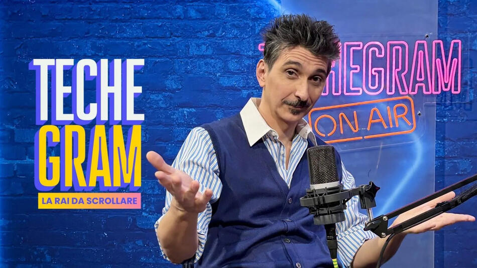 Fabrizio Biggio conduce Techegram su RaiPlay