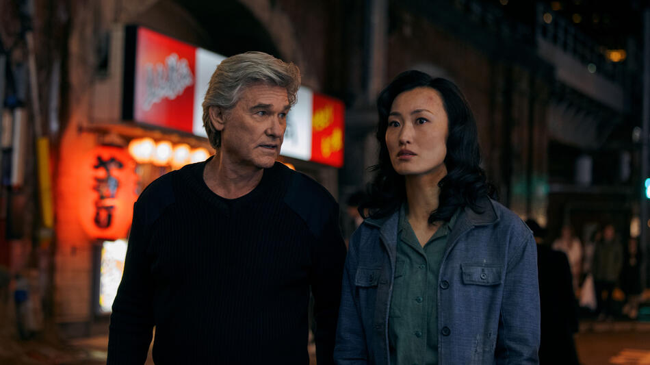 Kurt Russell e Mari Yamamoto in Monarch: Legacy of Monsters 2x03