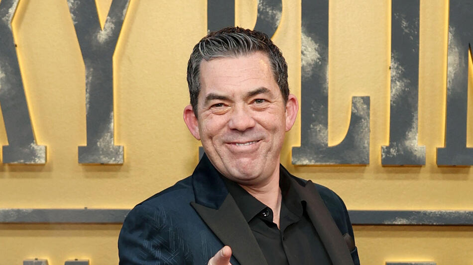 Packy Lee partecipa alla prima mondiale di 'Peaky Blinders: The Immortal Man' al Centenary Square il 2 marzo 2026 a Birmingham, in Inghilterra