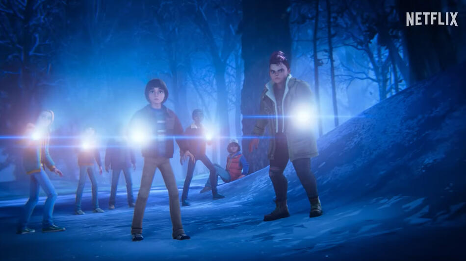 Stranger Things Storie dal 1985, scena da Trailer