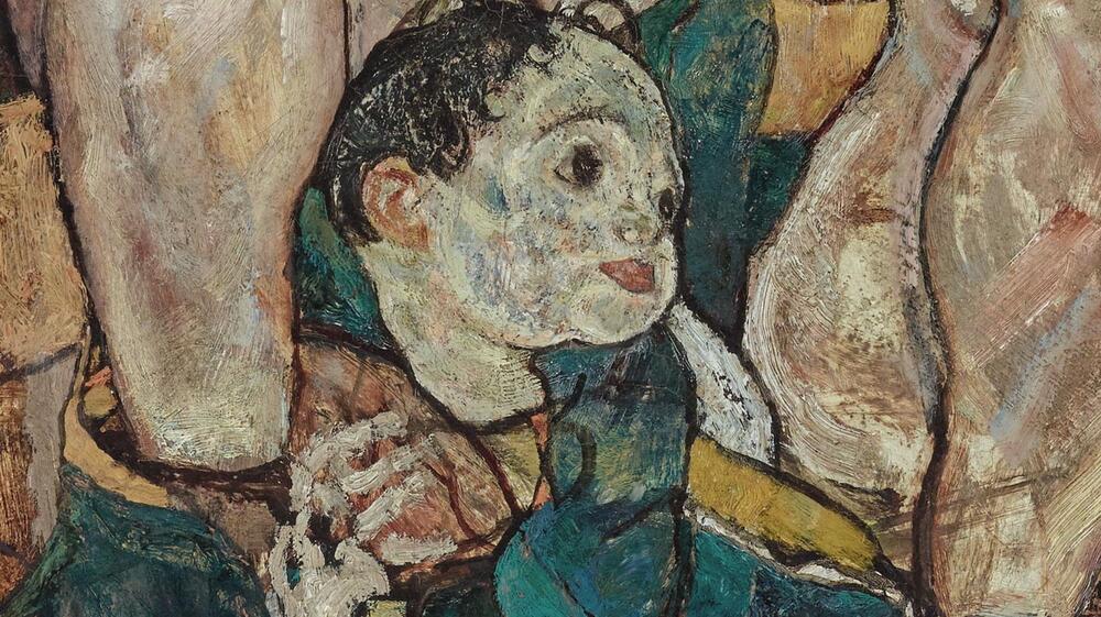Tabù. Egon Schiele, scena da Trailer
