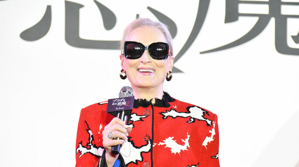 Meryl Streep a Tokyo per Il diavolo veste Prada 2