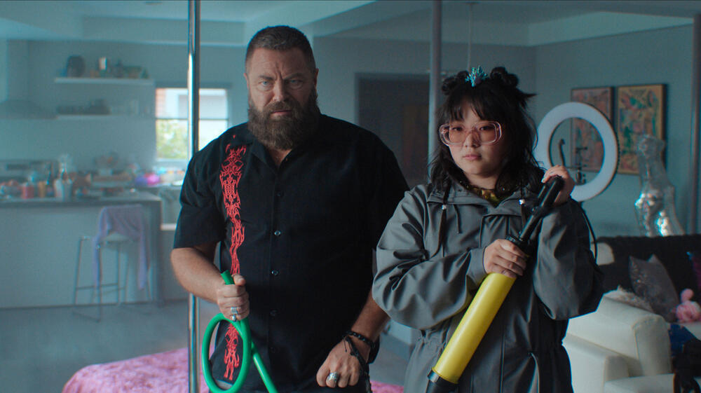 Nick Offerman e Thaddea Graham in Margo ha problemi di soldi 1x06