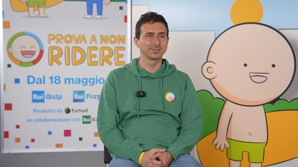 Prova a non ridere, scena da intervista a Pera Toons (Alessandro Perugini)