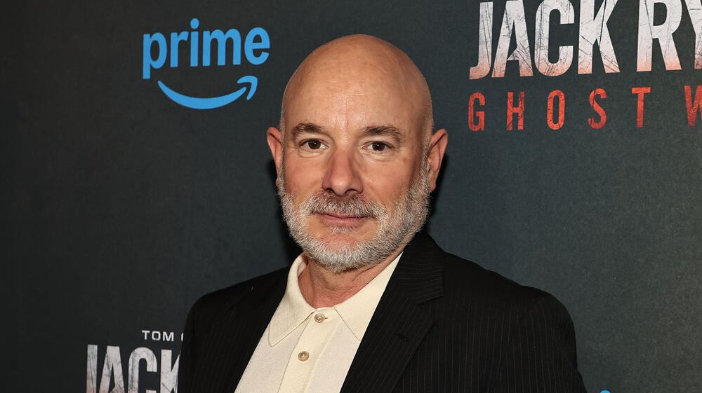 Andrew Bernstein alla prima mondiale di Tom Clancy's Jack Ryan: Ghost War in Regal Times Square