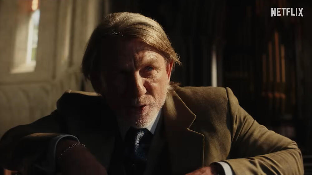 Daniel Craig in Wake Up Dead Man - Knives Out, scena da teaser trailer