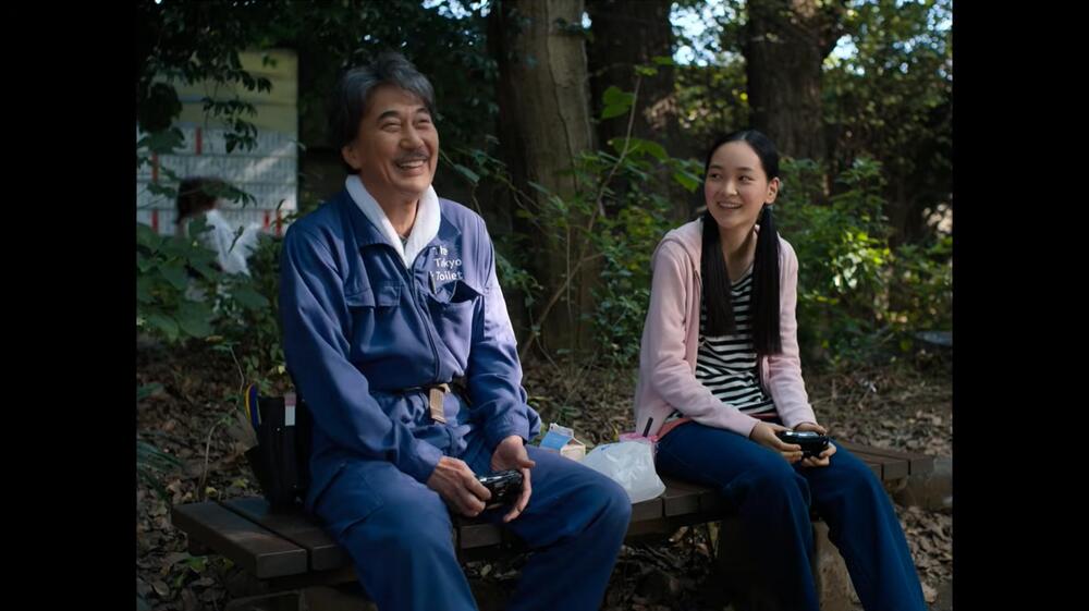 Perfect Days di Wim Wenders, scena da Trailer